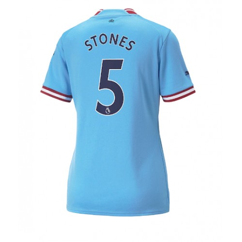 Dres Manchester City John Stones #5 Domaci za Žensko 2022-23 Kratak Rukav